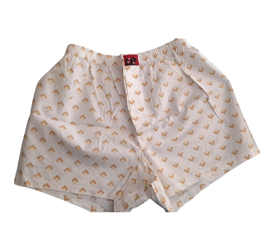 2-pack Boxer κλασικό βαμβακερό ποπλίνα σχέδιο τριγωνάκι #474