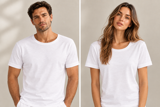 3-pack Λευκή Μπλούζα κοντομάνικη μακό unisex με λαιμόκοψη #561104