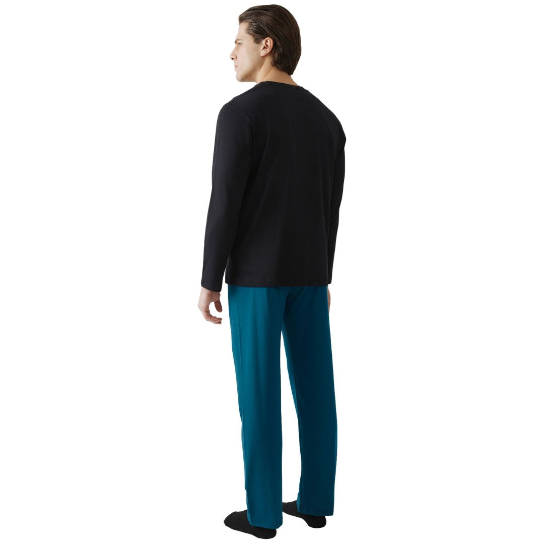 Minerva ανδρική χειμερινή πυζάμα Stay Strong #71272