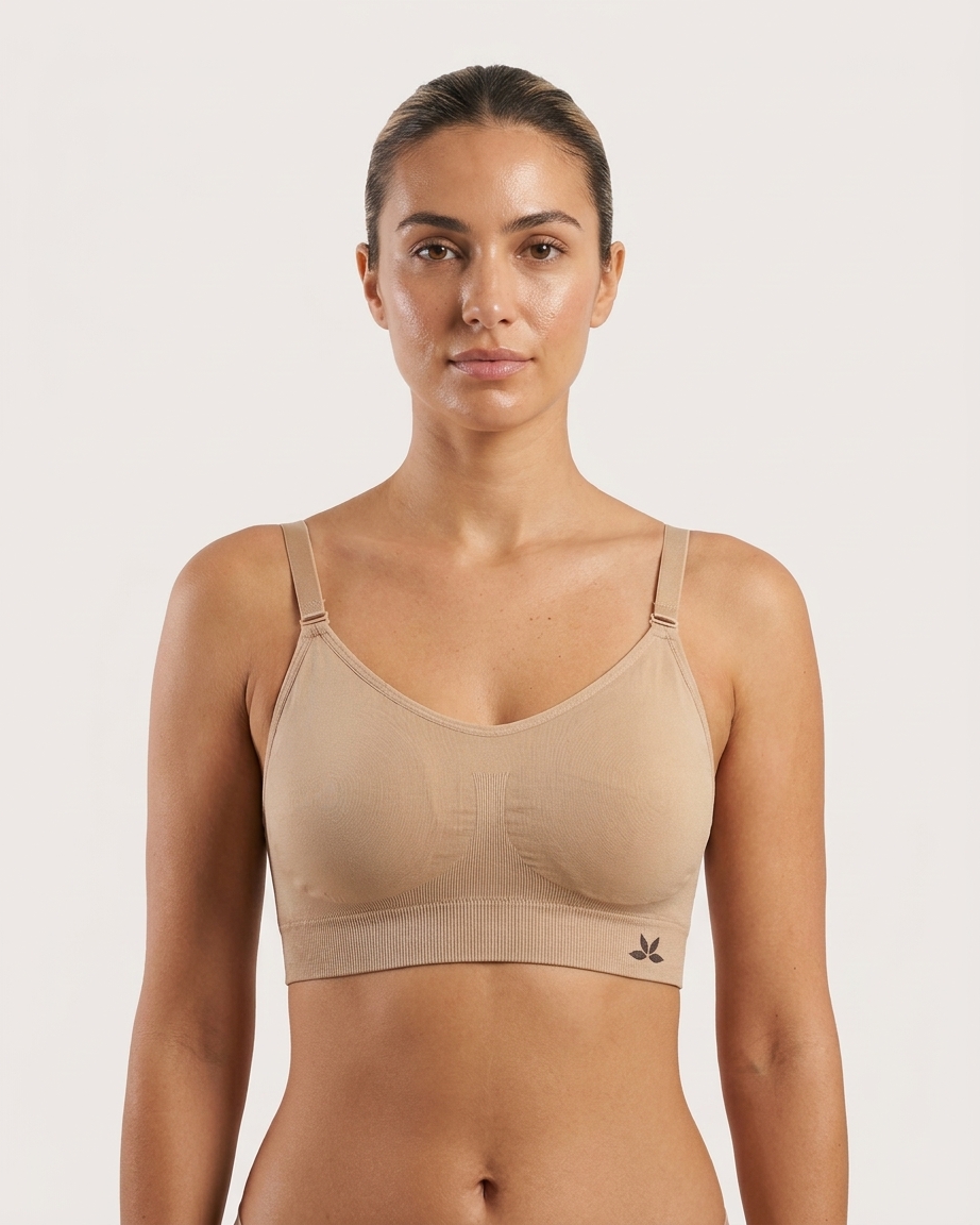 Elastic bra with reinforcement #7073