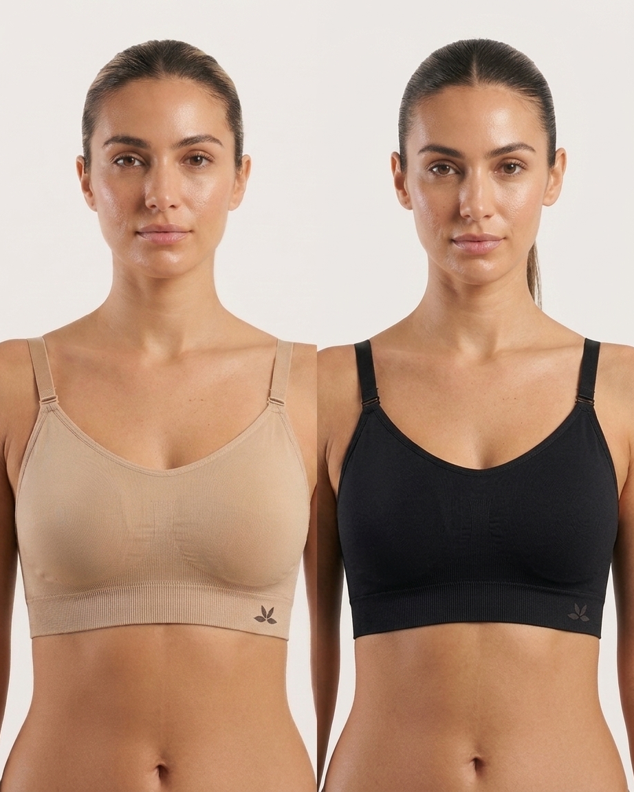 Elastic bra with reinforcement #7073
