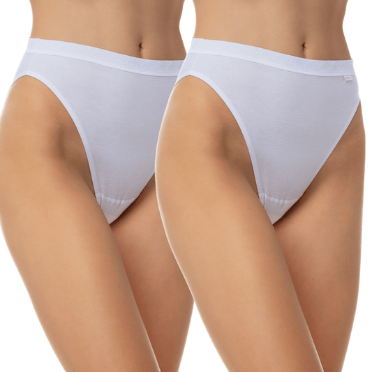 2-pack Γυναικείο κλασικό Slip Cotton - Lycra Brazil Σετ 2 μαζί #89890