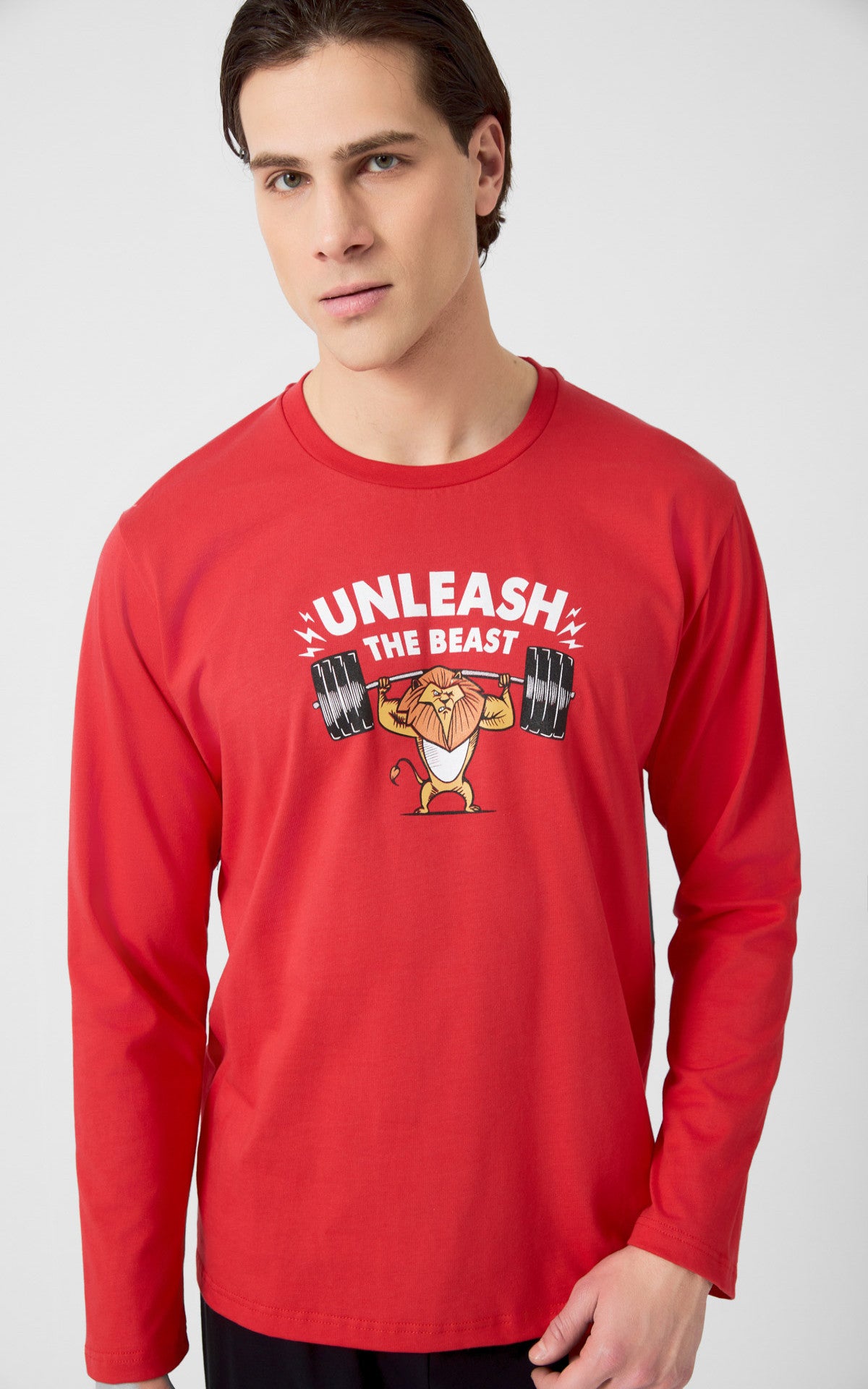 Ανδρική Πυτζάμα MINERVA The Beast - 100% Βαμβάκι Interlock #71175