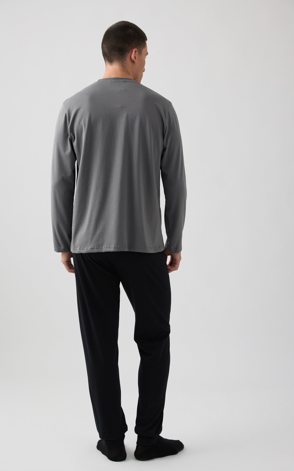 Minerva ανδρική χειμερινή πυζάμα από 100% βαμβάκι Vespa #71301