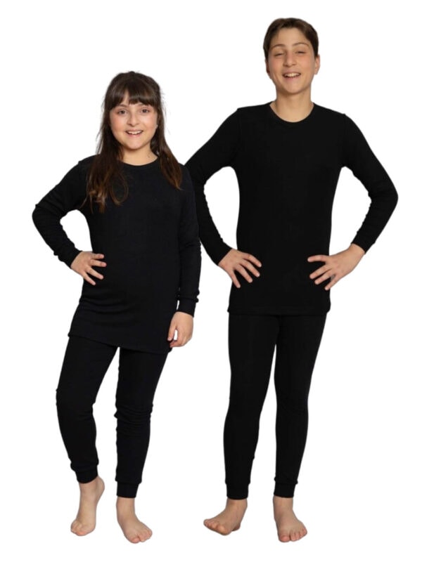 2-pack set Ισοθερμική thermal Unisex παιδική μπλούζα & κολάν #1280