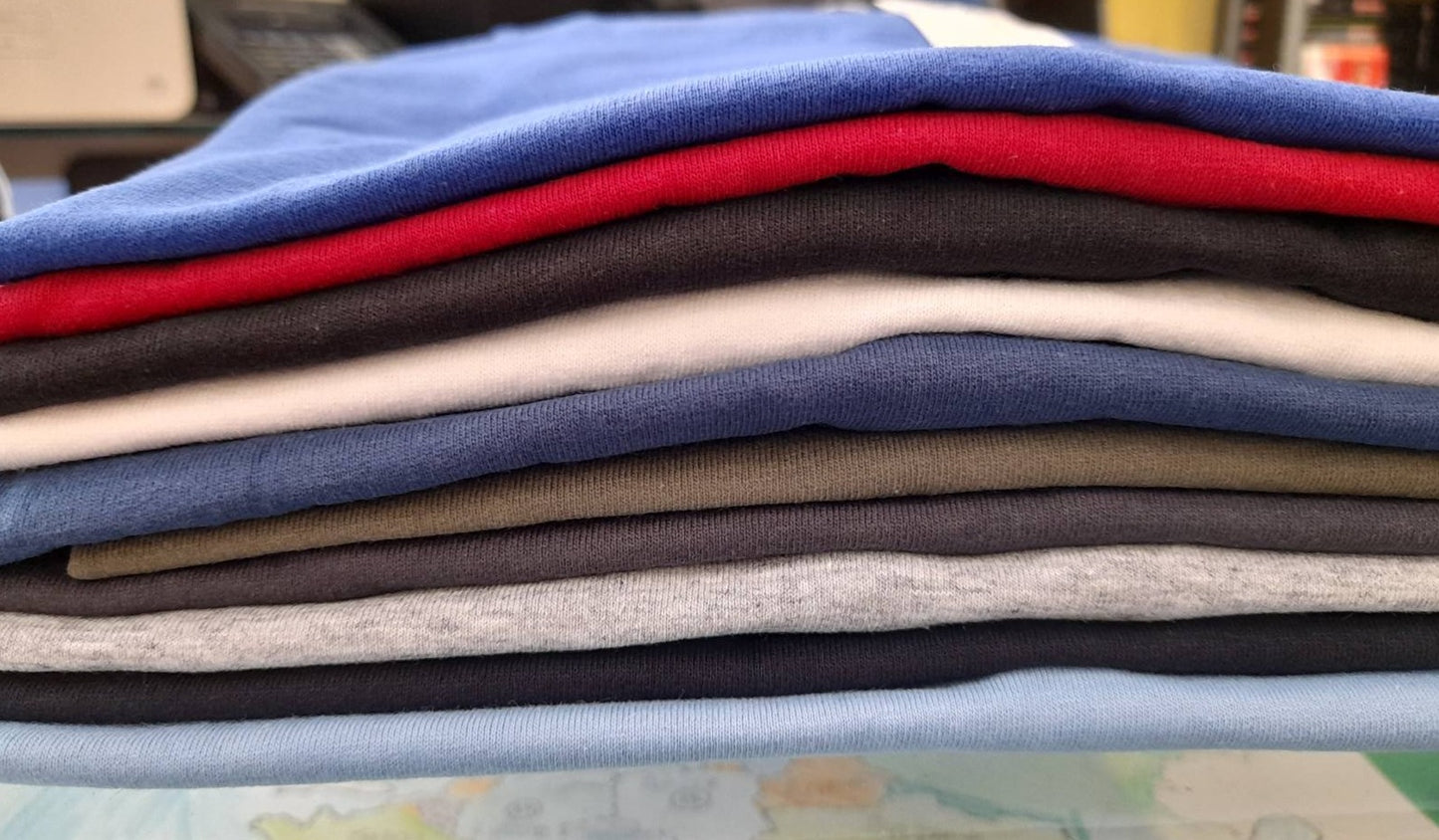 Μπλούζα με κοντό μανίκι μονόχρωμη 100% cotton #0174