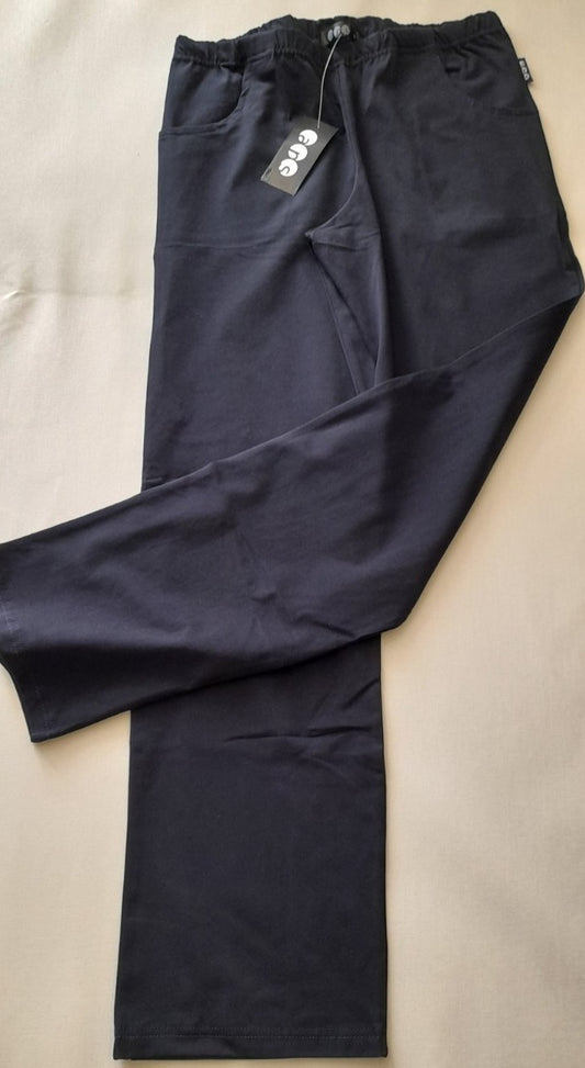 Παντελόνι γυναικείο με τσέπες ελαστικό, ίσιο κάτω #0320