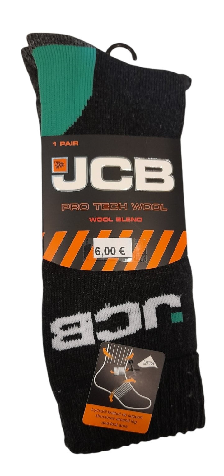 Μάλλινη ανδρική κάλτσα εργασίας χονδρή set 4-pack #JCB150
