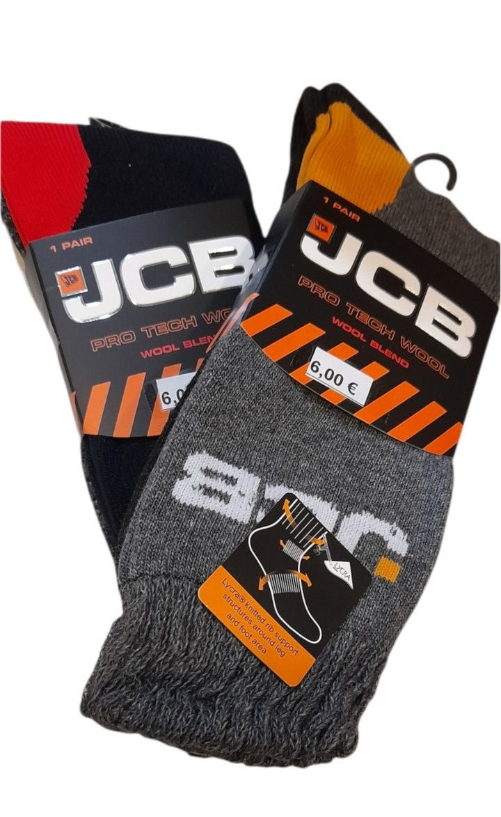 Μάλλινη ανδρική κάλτσα εργασίας χονδρή set 4-pack #JCB150