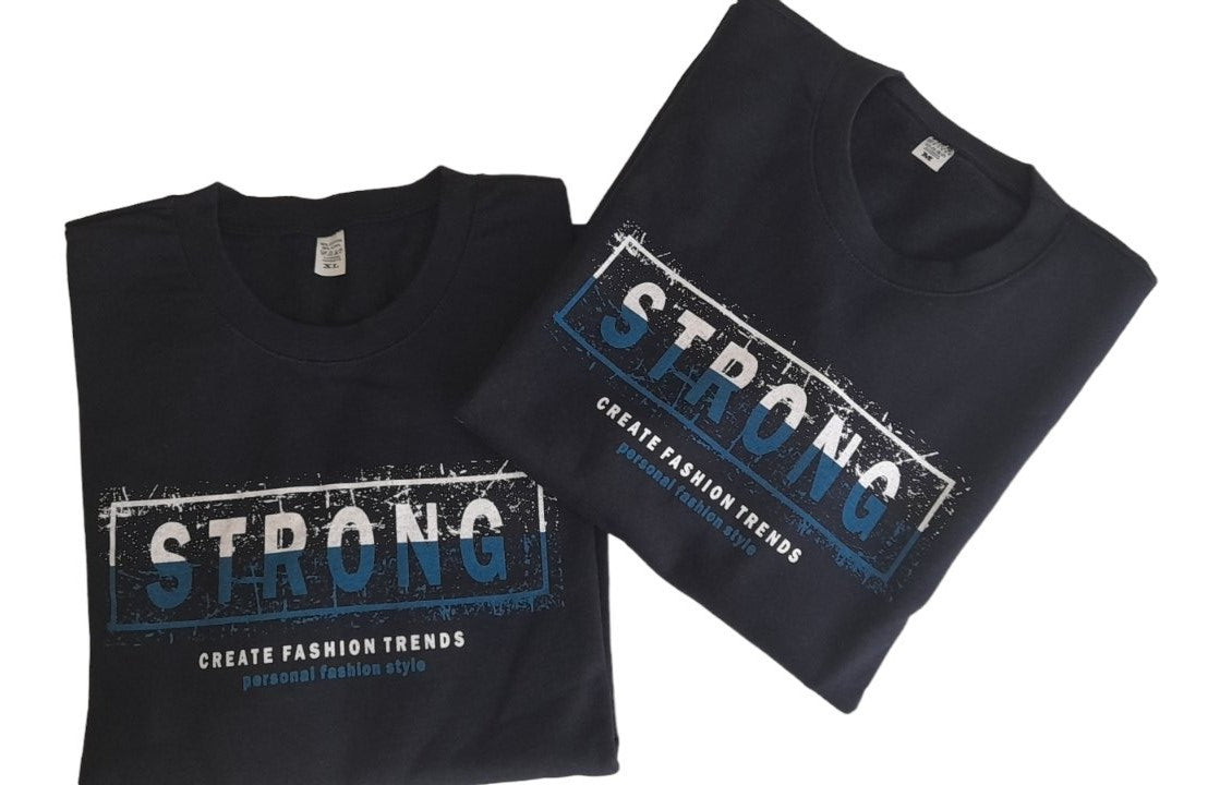 Βαμβακερή φούτερ μπλούζα strong #175