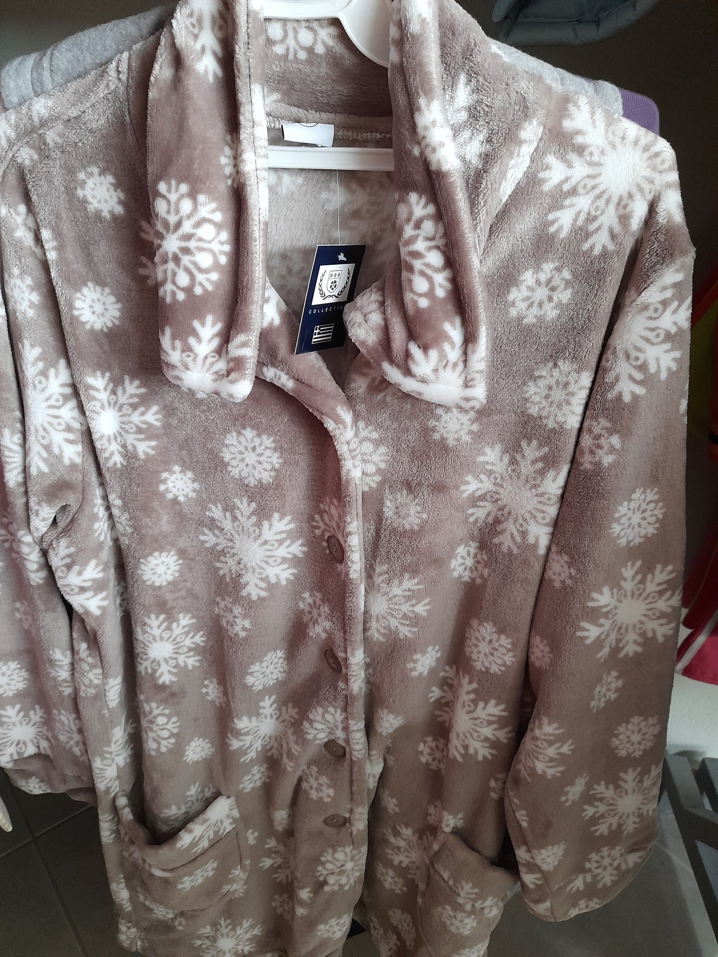 Ρόμπα κουμπί Γυναικεία fleece #2812