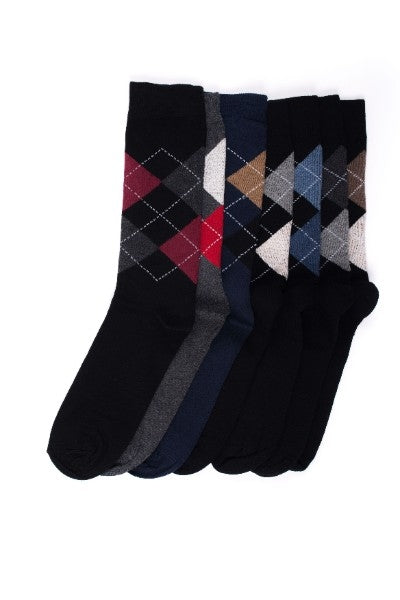 Σετ 6 ζεύγη Κάλτσες Βαμβακερές #37010
