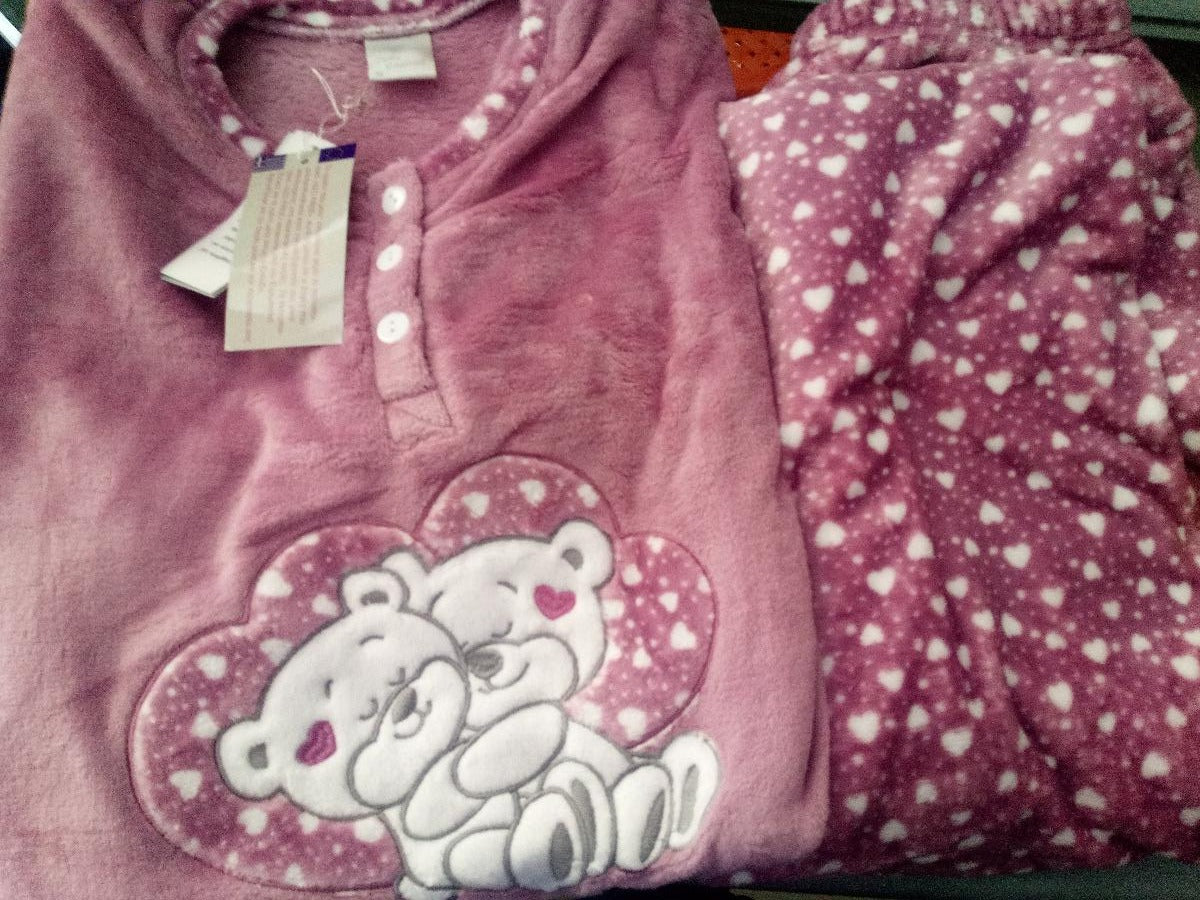 Fleece women pajamas νεανική & αφράτη #18543