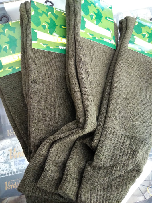 Σετ 5 ζεύγη στρατιωτικές κάλτσες πετσετέ μακρύ καλάμι #201