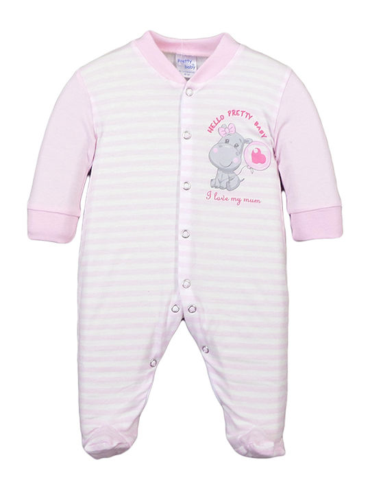 Βρεφικό βαμβακερό φορμάκι unicorn pretty baby #32931