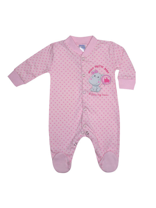 Βρεφικό βαμβακερό φορμάκι unicorn pretty baby #32931
